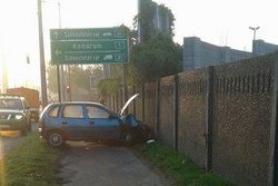 Látta? Teherautóval ütközött egy autós Győrben - fotó