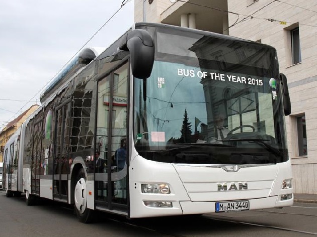 Bemutatták az új MAN típusú buszt a miskolciaknak PTV fotó: Vona Ildikó