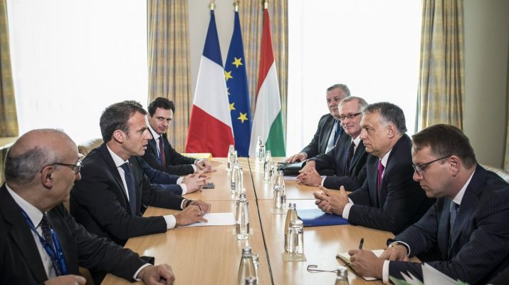 Orbán Viktor üdvözölte Emmanuel Macron kezdeményezését
