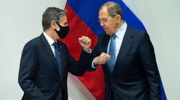 Anthony Blinken és Szergej Lavrov találkozója